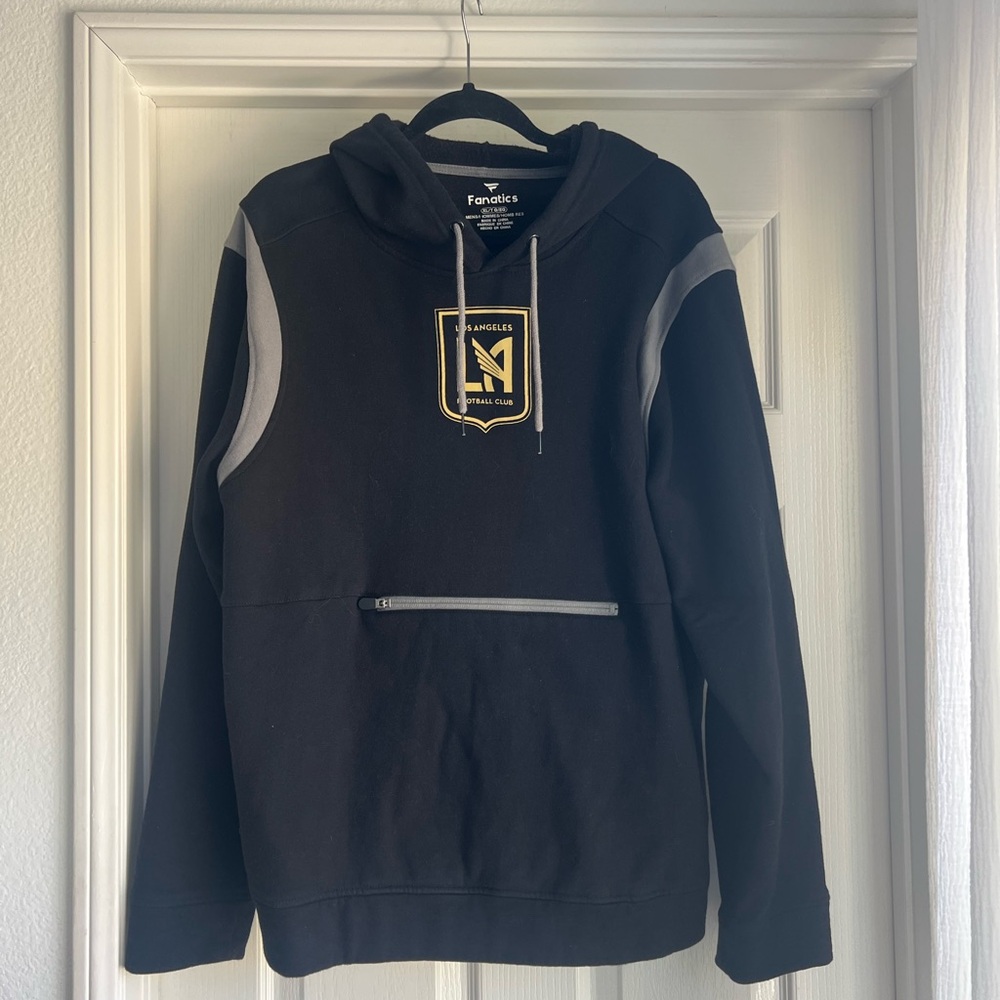 Fanatics Black Hoodie with Gold LAFC Symbol